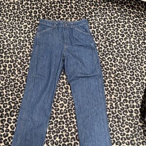 Banana Republic Straight-Leg Blue Jeans